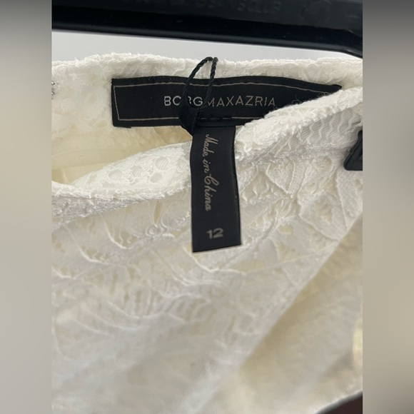 NWT BCBG LACE MAXI BOHEMIAN SKIRT POCKETS BUTTON UP FORMAL BEACH - Picture 8 of 13